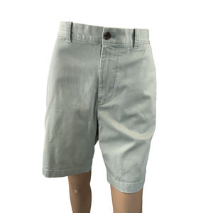J. Crew Men's Shorts Sz 34 Sage Green Preppy Academia Coastal Belt Loops Pockets